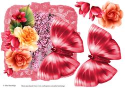 Pretty Pink Shaped Topper