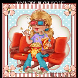 Birthday Cinema Card Front Kit