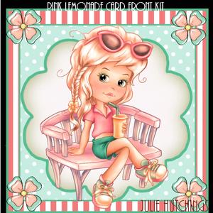 Pink Lemonade Card Front Kit