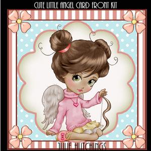 Cute Little Angel! Card Front Kit