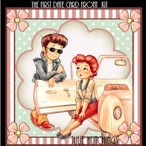The First Date Card Front Kit