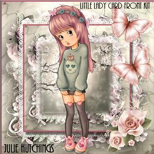 Little Lady Card Front Kit