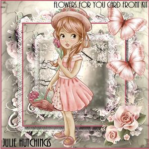 Flowers for You Card Front Kit