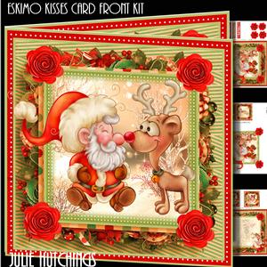 Eskimo Kisses Card Front Kit