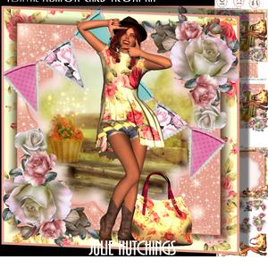 Festival Fashion Card Front Kit