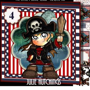 The Little Pirate Card Front Kit