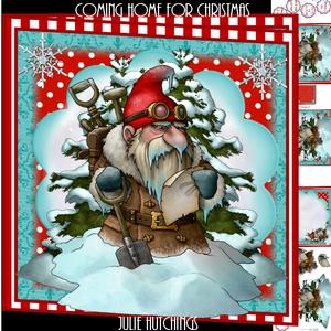 Coming Home for Christmas Card Front Kit