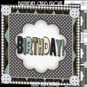 Birthday Card Front Kit