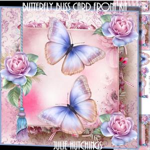 Butterfly Bliss Card Front Kit