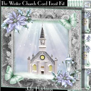 The Winter Church Card Front Kit