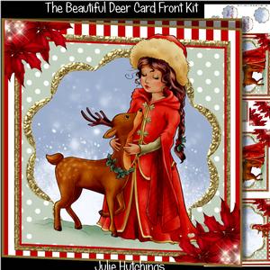 The Beautiful Deer Card Front Kit