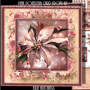 The Poinsettia Card Front Kit