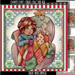 Duvet Day Card Front Kit
