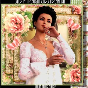 Deep in Thought Card Front Kit