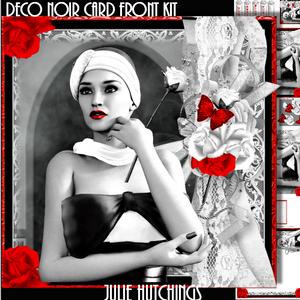 Deco Noir Card Front Kit