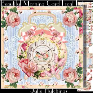 Beautiful Morning Card Front Kit