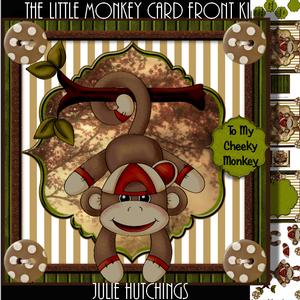 Cheeky Monkey Card Front Kit