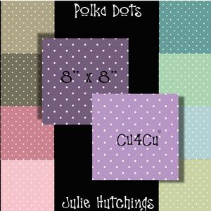 Gorgeous Polka Dots Papers 8x8