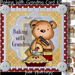 Cooking with Grandma! Card Front Kit