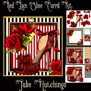 The Red Lace Shoes Card Kit