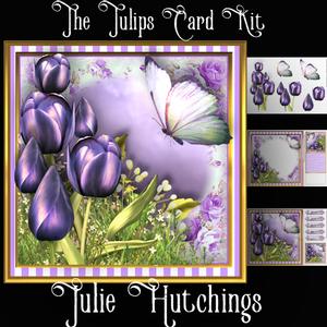 The Beautiful Tulips Card Front Kit