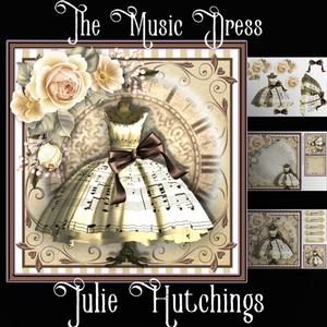 The Music Dress Card Front Kit