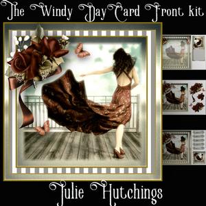 The Windy Day Card Front Kit