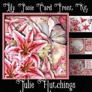 The Lily Posie Card Front Kit