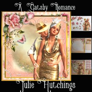 A Gatsby Romance Card Front Kit