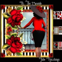 At The Seaside Card Front Kit