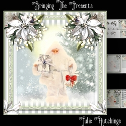 Bringing The Presents Card Front Kit 
