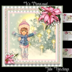 Its Christmas!!! Card Front Kit 8x8