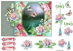 By The Riverside topper with decoupage