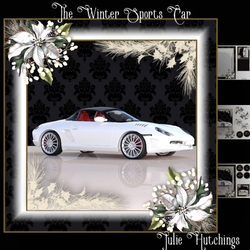 The Winter Sports Car Card Front kit