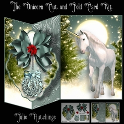 The Unicorn Cut and Fold Card Front Kit