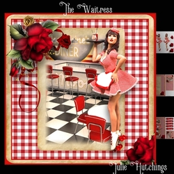 The Waitress Card Front Kit