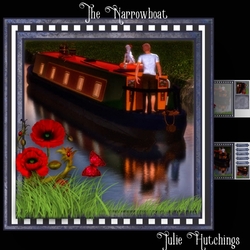 The Narrowboat Card Front Kit