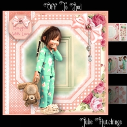 Off To Bed! Card Front Kit