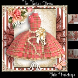 The Tartan Dress Card Front Kit