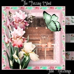 The Potting Shed Card Front Kit