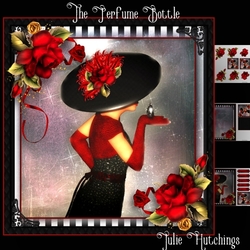 The Perfume Bottle Card Front Kit