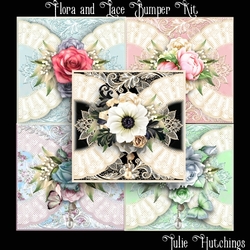 Flora And lace Bumper Card Kit
