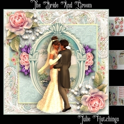 The Bride And Groom Card Front Kit