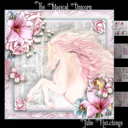 The Magical Unicorn Card Front Kit