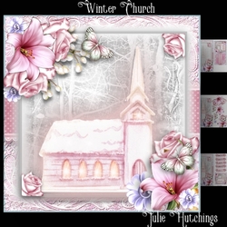Winter Church card Front Kit