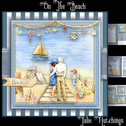 On The Beach Card Front Kit