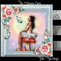 The Shroom Fairy Card Front Kit