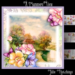 A summer View Card Front Kit