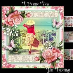 A Seaside View card Front Kit
