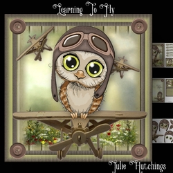 Learning To Fly Card Front Kit